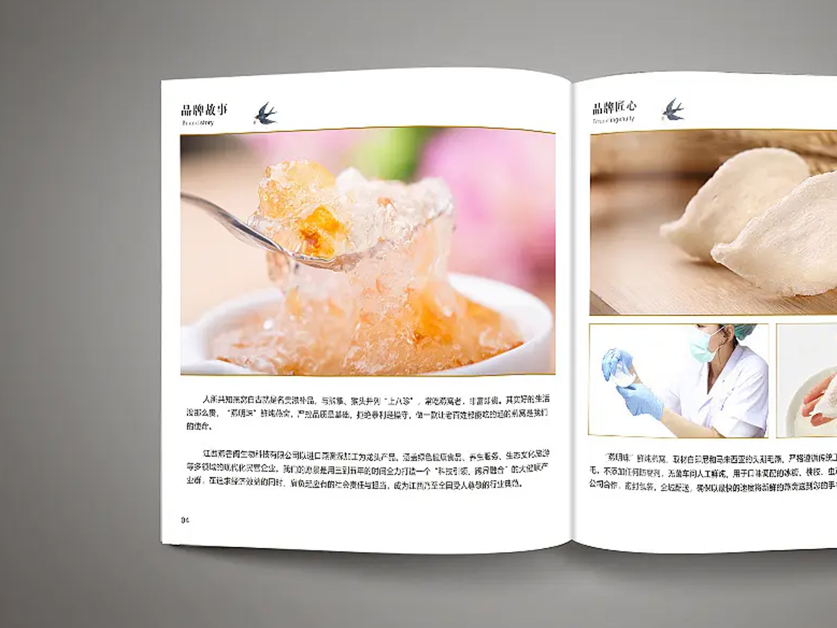 广州番禺食物画册拍摄印制
